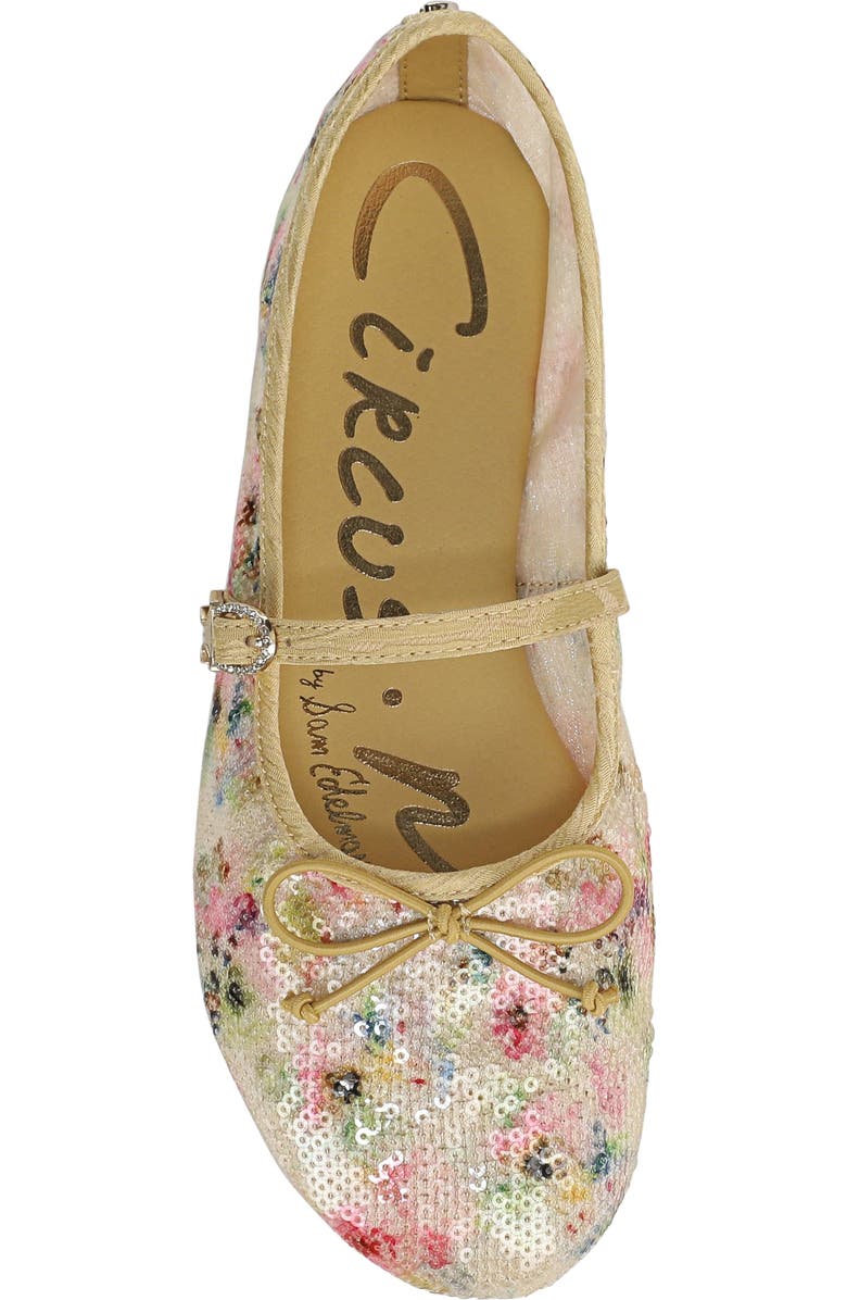 Circus NY by Sam Edelman Sofie Mesh Ballet Flat, Alternate, color, Vanilla Bean Multi