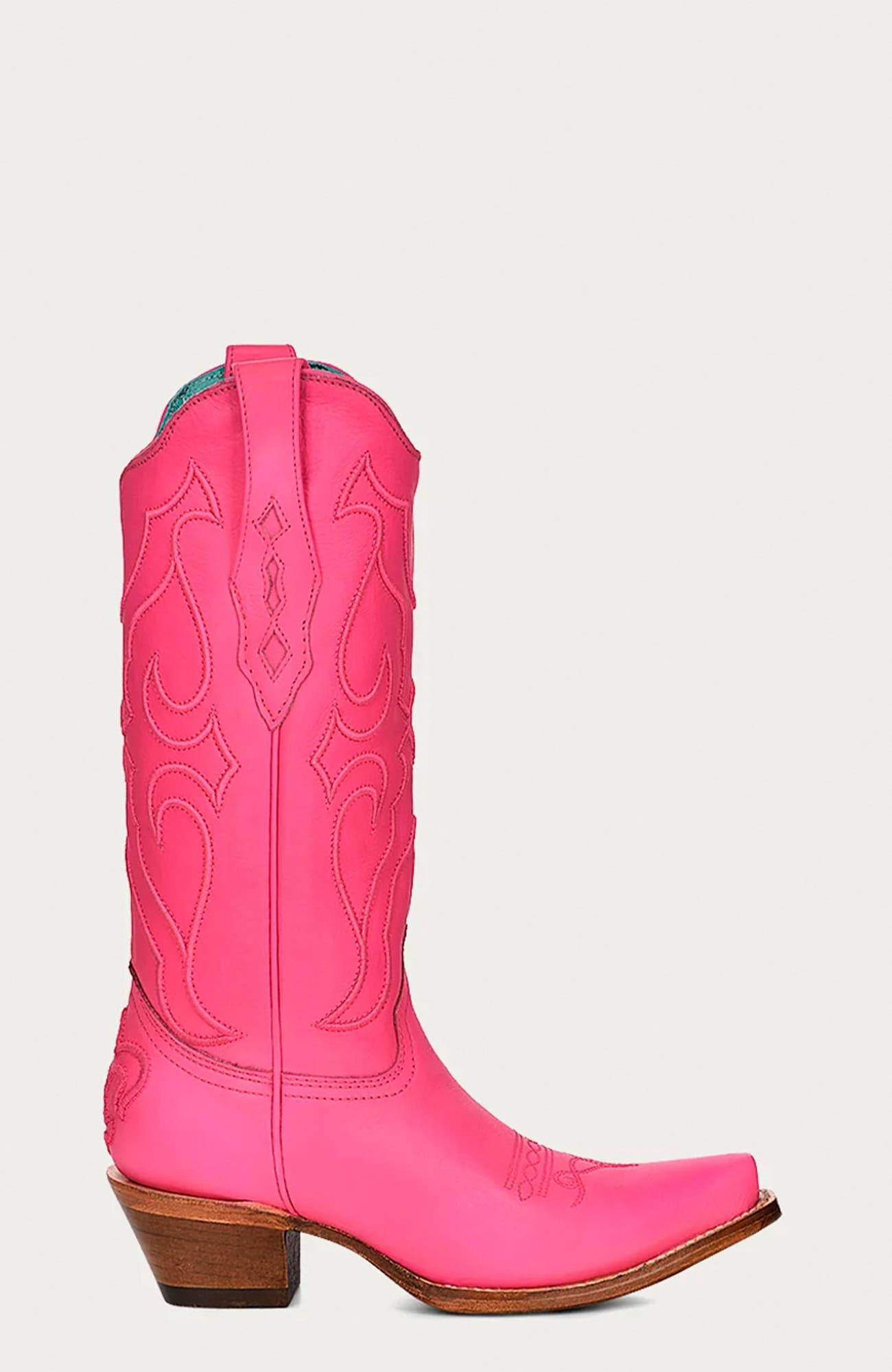 CORRAL Embroidered Leather Snip Toe Western Boots (Women) | Nordstrom