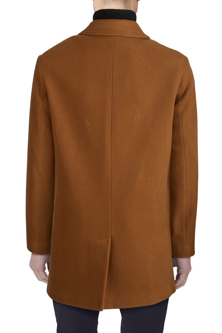 Wool Blend Overcoat, Alternate, color, CAMEL