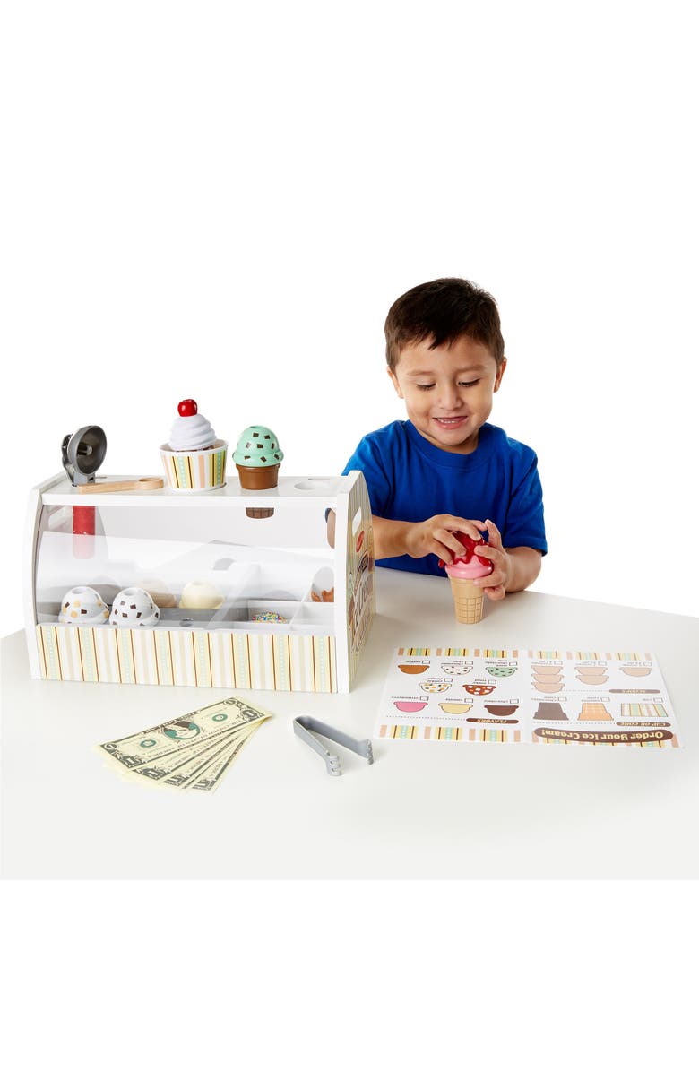 Melissa & Doug Ice Cream Counter Playset, Alternate, color,