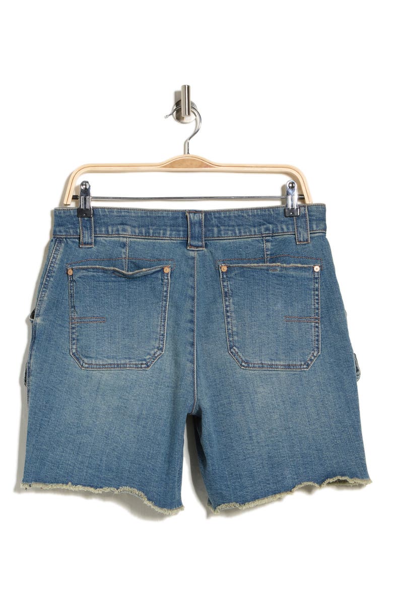 Patch Pocket Cargo Shorts, Alternate, color, MID BLUE ARTISANAL