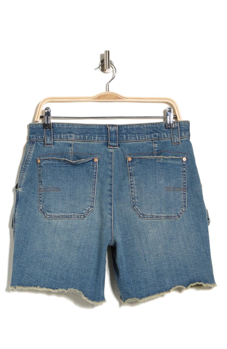 Democracy Patch Pocket Cargo Shorts, Alternate, color, Mid Blue Artisanal