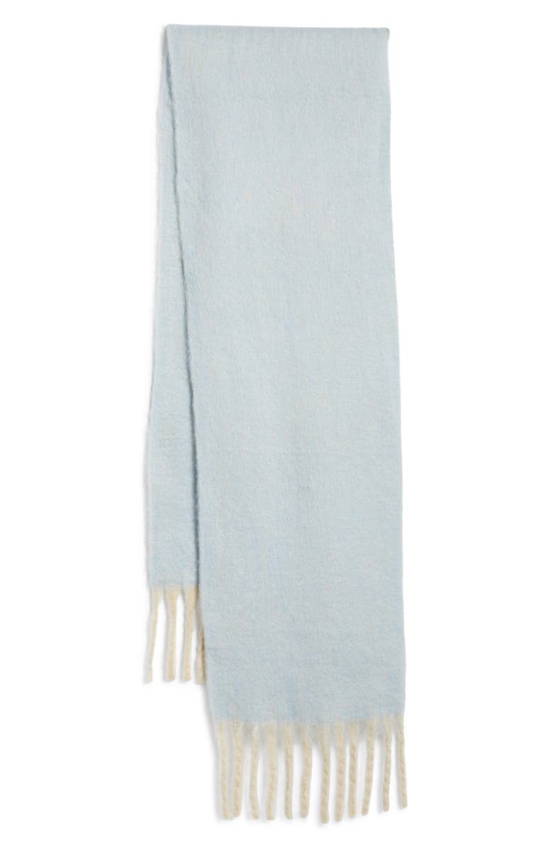 Free People Winter Chill Blanket Scarf, Alternate, color, Blue