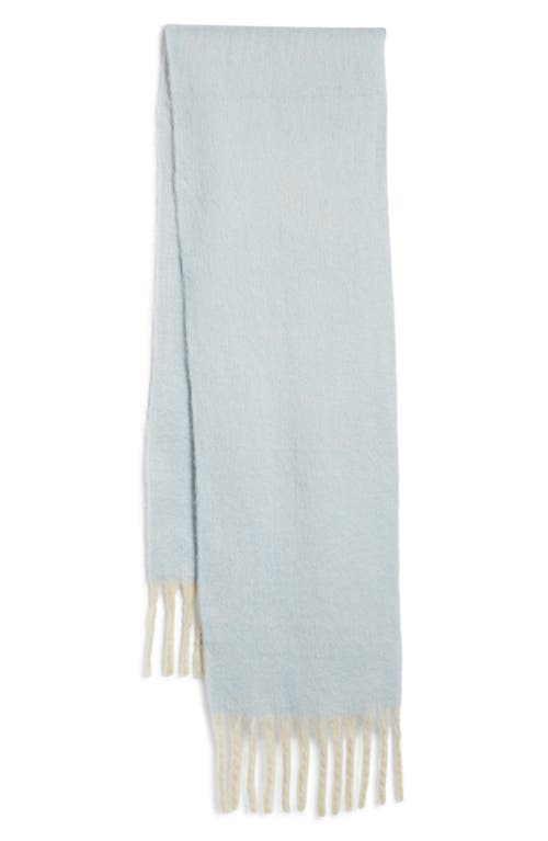 Free People Winter Chill Blanket Scarf In Blue