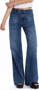 HINT OF BLU Flat Front Wide Leg Jeans