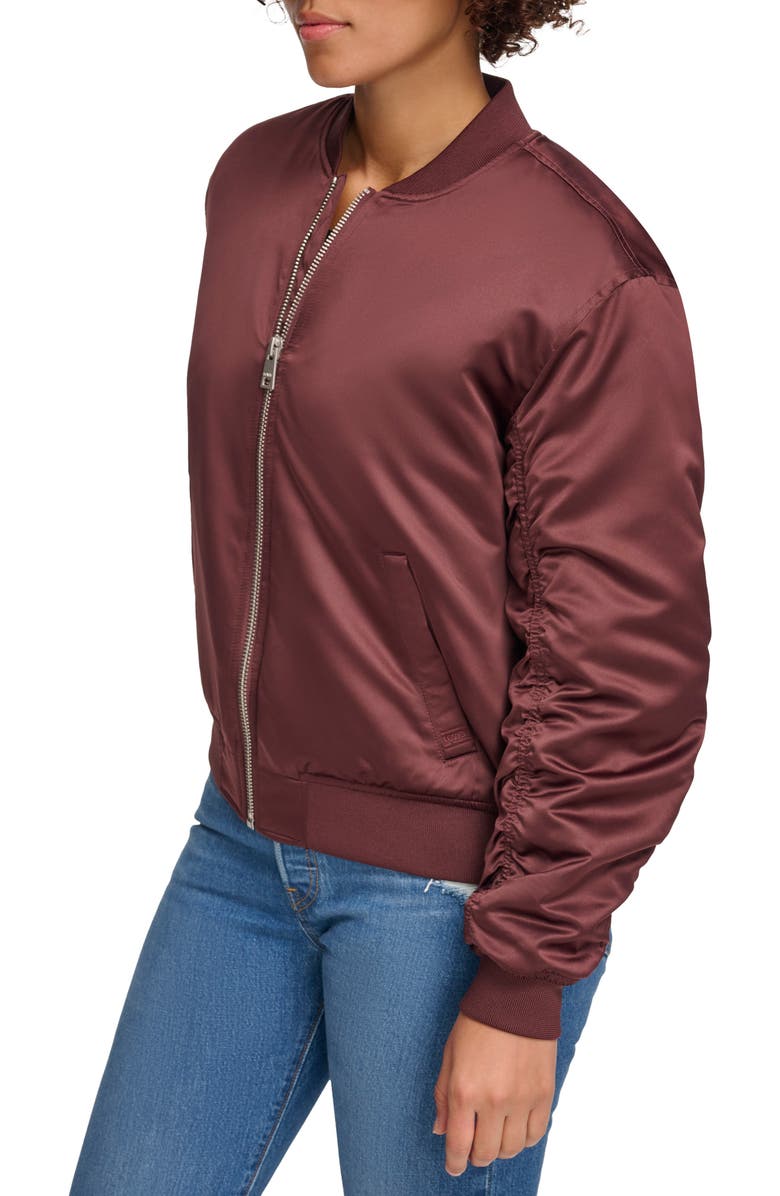Levi's Oversize Bomber Jacket, Alternate, color, Decadent Chocolate