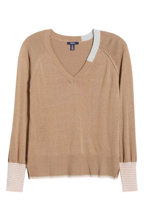 Hatley Cary V-neck Sweater In Brown