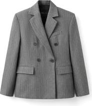 MANGO Double Breasted Suit Jacket