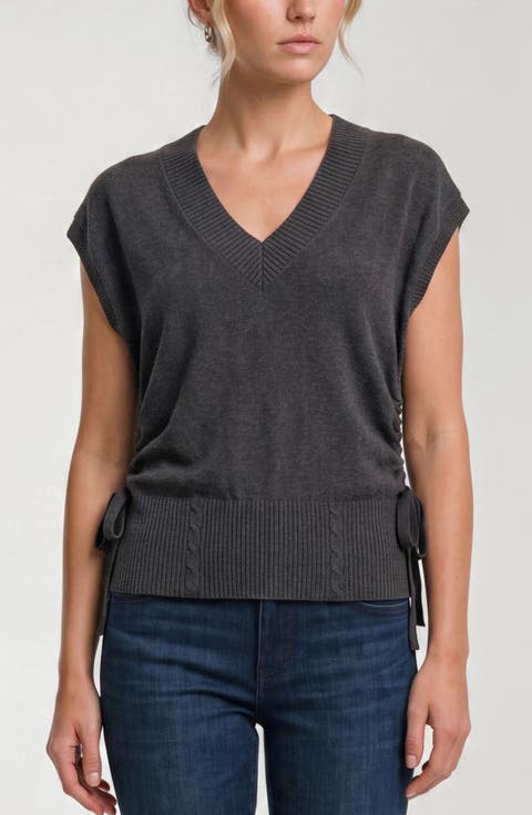V Neck Dolman Sweater