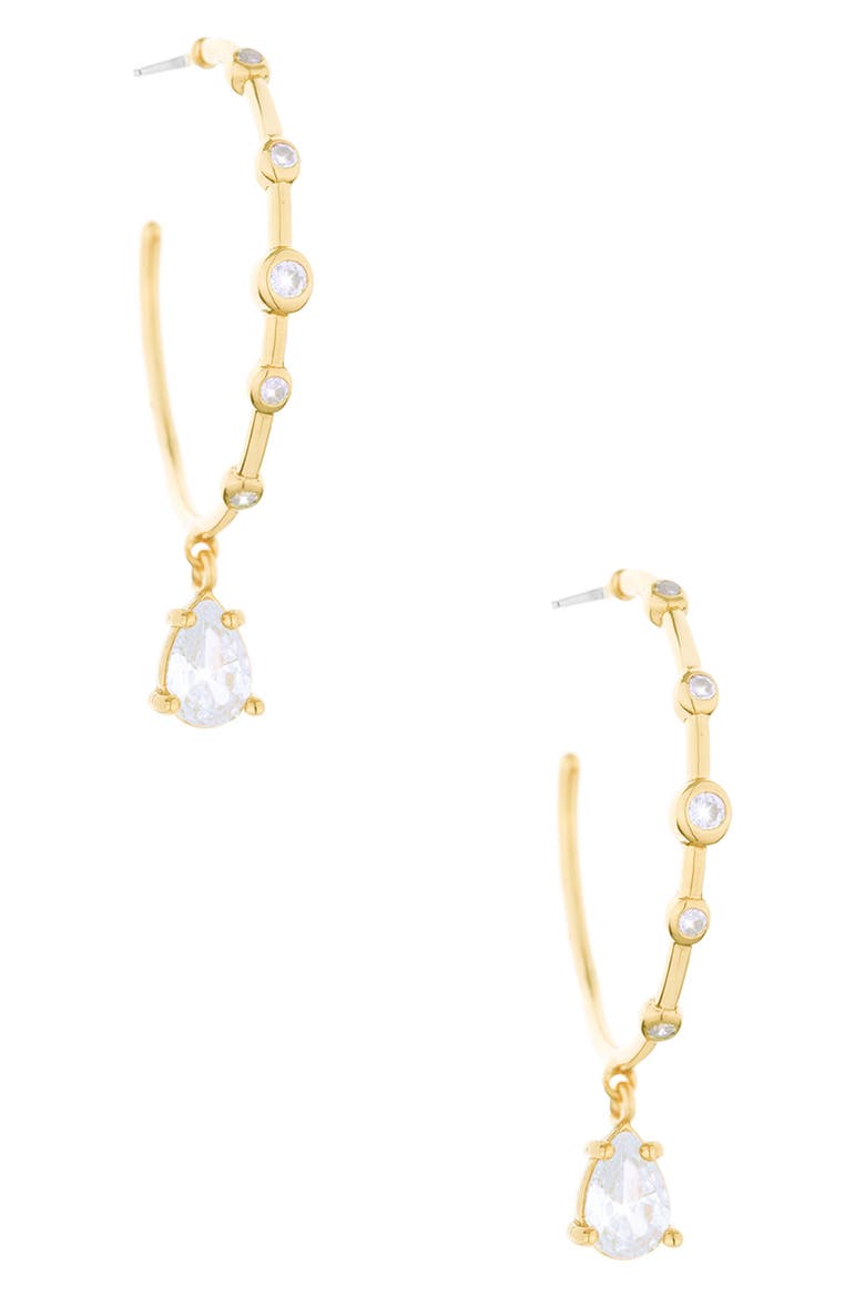Delicate Hoop Earrings, Main, color, GOLD