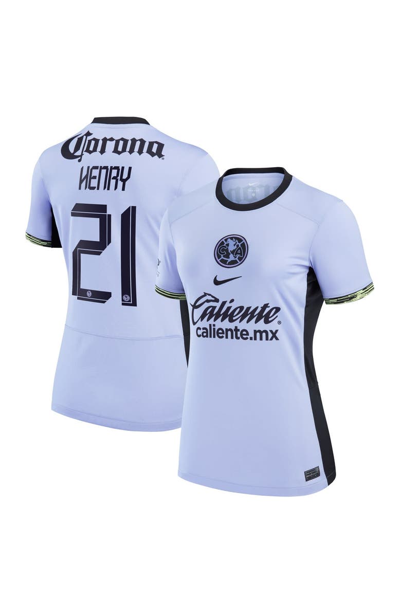 Nike Women's Nike Henry Martin Purple Club America 2023/24 Third Stadium Replica Player Jersey, Main, color, 