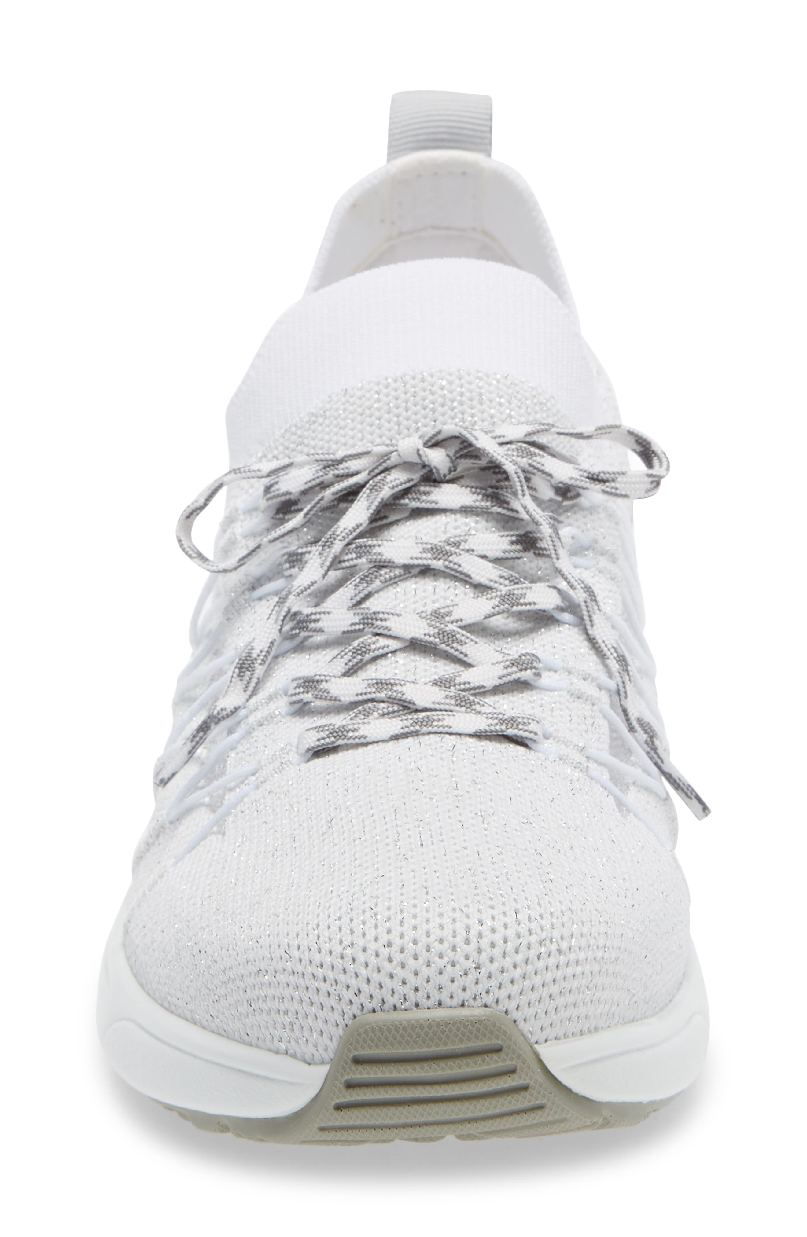 Synq 2 Knit Sneaker, Alternate, color, SILVER LEATHER