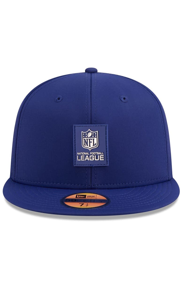 New Era Men's New Era Blue NFL 2025 Sideline  59FIFTY Fitted Hat, Alternate, color, Blue