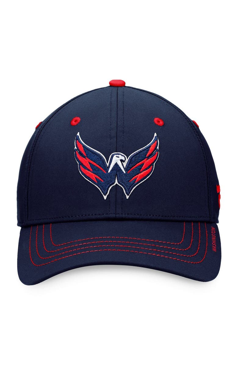 FANATICS Men's Fanatics Branded Navy Washington Capitals Authentic Pro Rink Flex Hat, Alternate, color, Navy