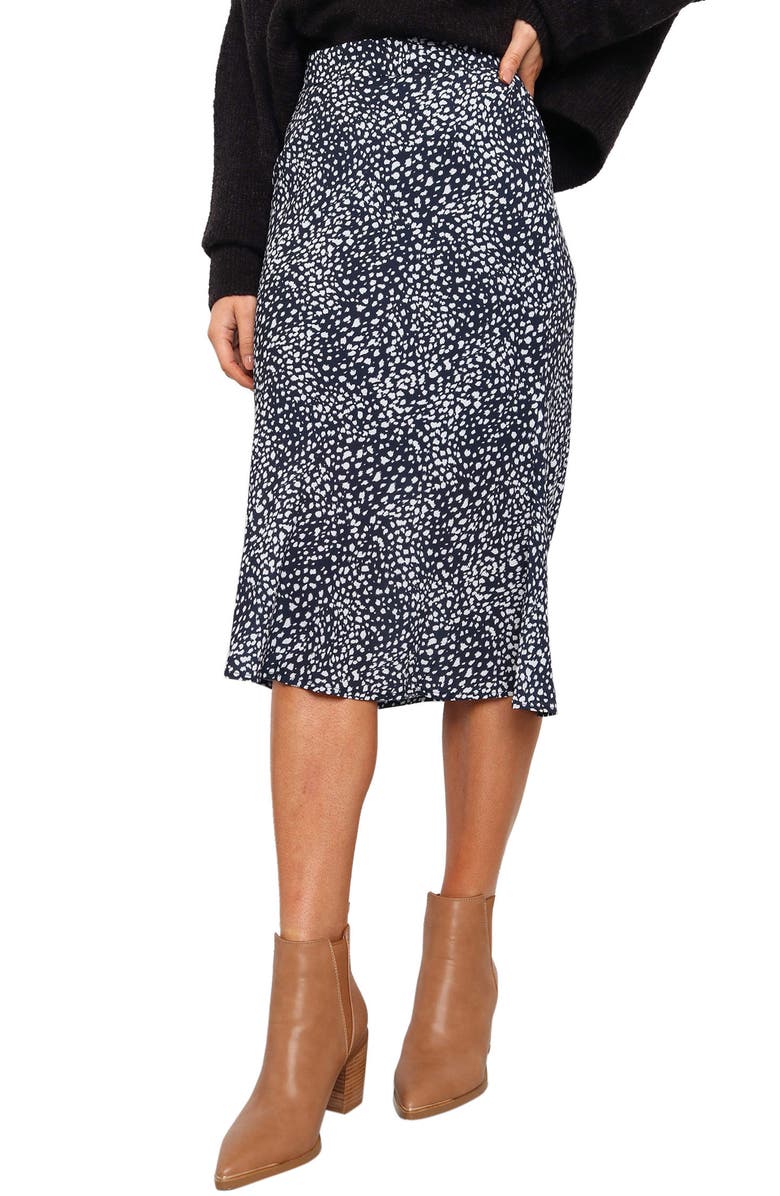 Petal & Pup Falco Skirt, Main, color, Navy
