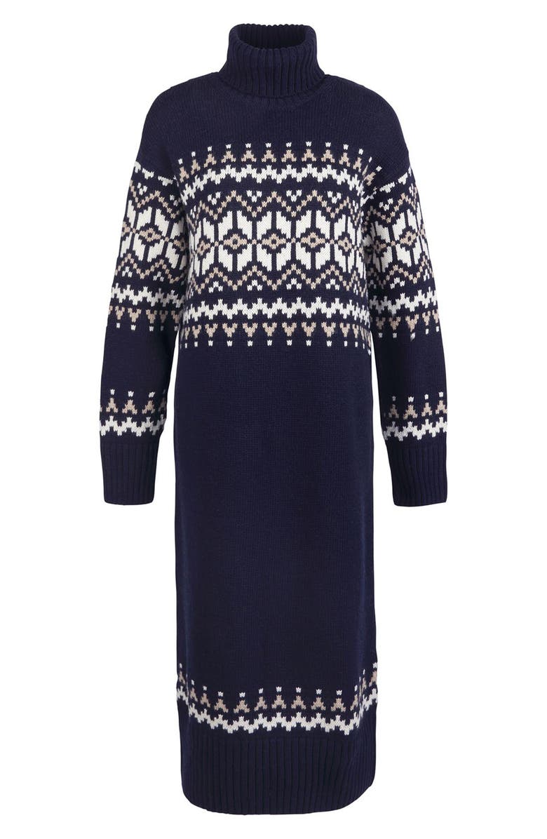 Barbour Patrisse Fair Isle Long Sleeve Sweater Dress, Alternate, color, 