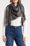 Vince Camuto Western Block Print Square Scarf