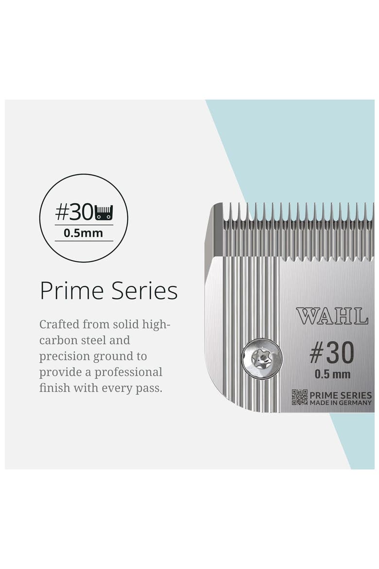 Fine tooth pet clipper blade 0.5 mm for horse, cat, and dog grooming, Alternate, color, Chrome