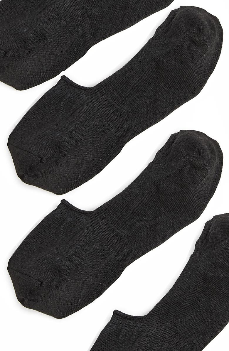 Stems 4-Pack Breathable No-Show Liner Socks, Alternate, color, 