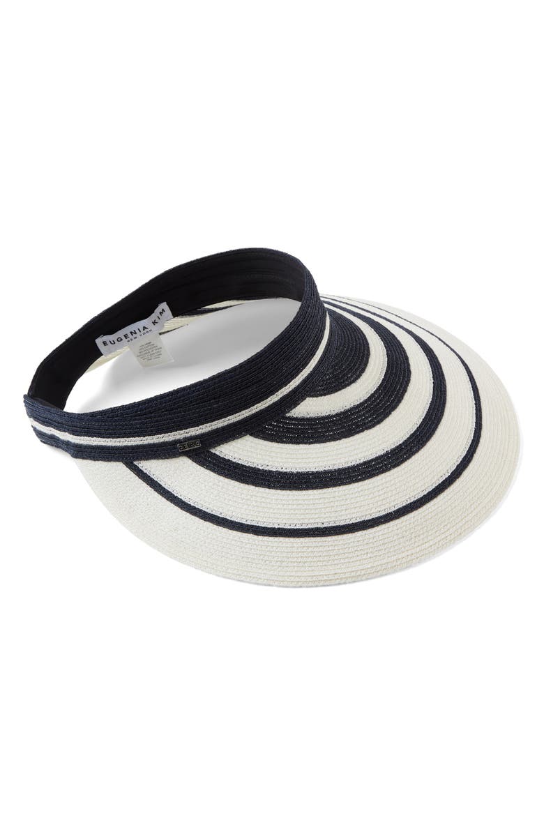 Eugenia Kim Trixie Wide Brim Packable Visor, Main, color, 
