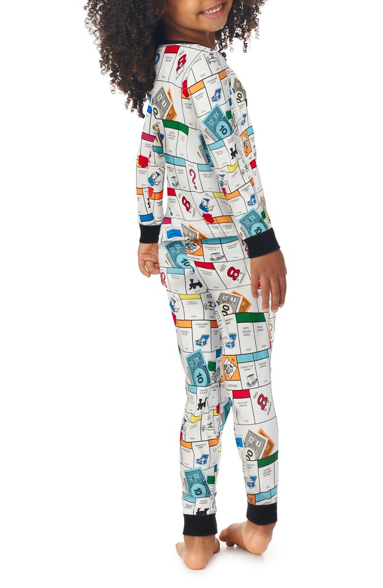 BedHead Pajamas Kids' Monopoly Long Sleeve Two-Piece Pajamas, Alternate, color, 