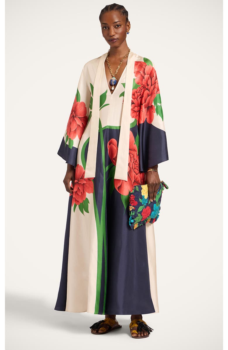 La DoubleJ Magnifico Dress, Main, color, Peony Placée Light Blue