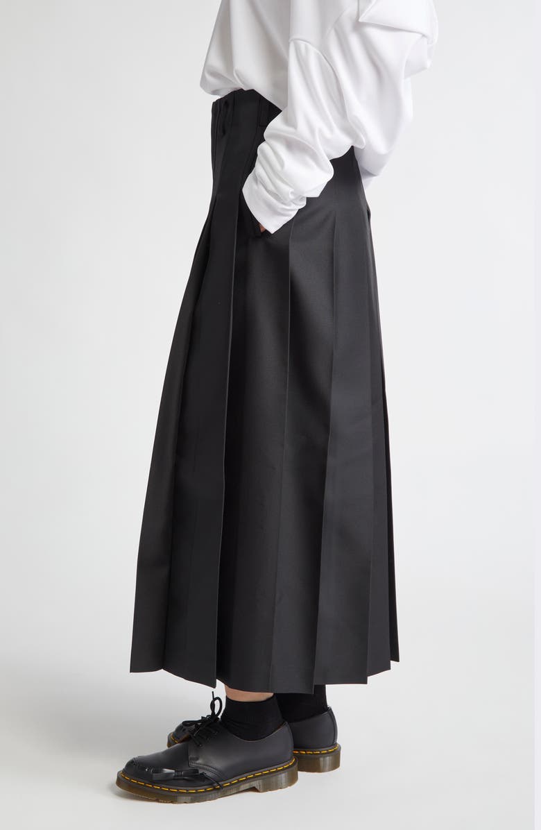 Comme des Garçons Pleated Gabardine Pants, Alternate, color,