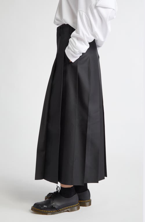 COMME DES GARÇONS COMME DES GARÇONS PLEATED GABARDINE PANTS 