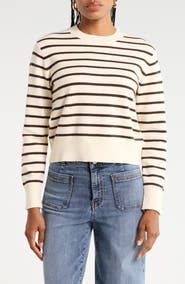 FRAME The Clean Crew Stripe Sweater