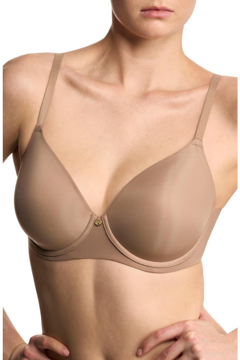 Cloud Comfort Back Smoothing T-Shirt Bra, Alternate, color, Dune