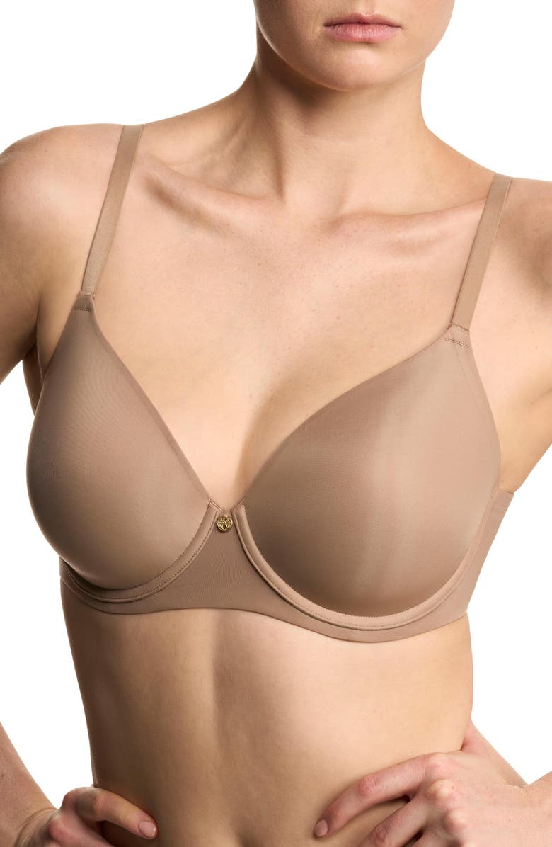 Natori Cloud Comfort Back Smoothing T-Shirt Bra, Alternate, color, Dune