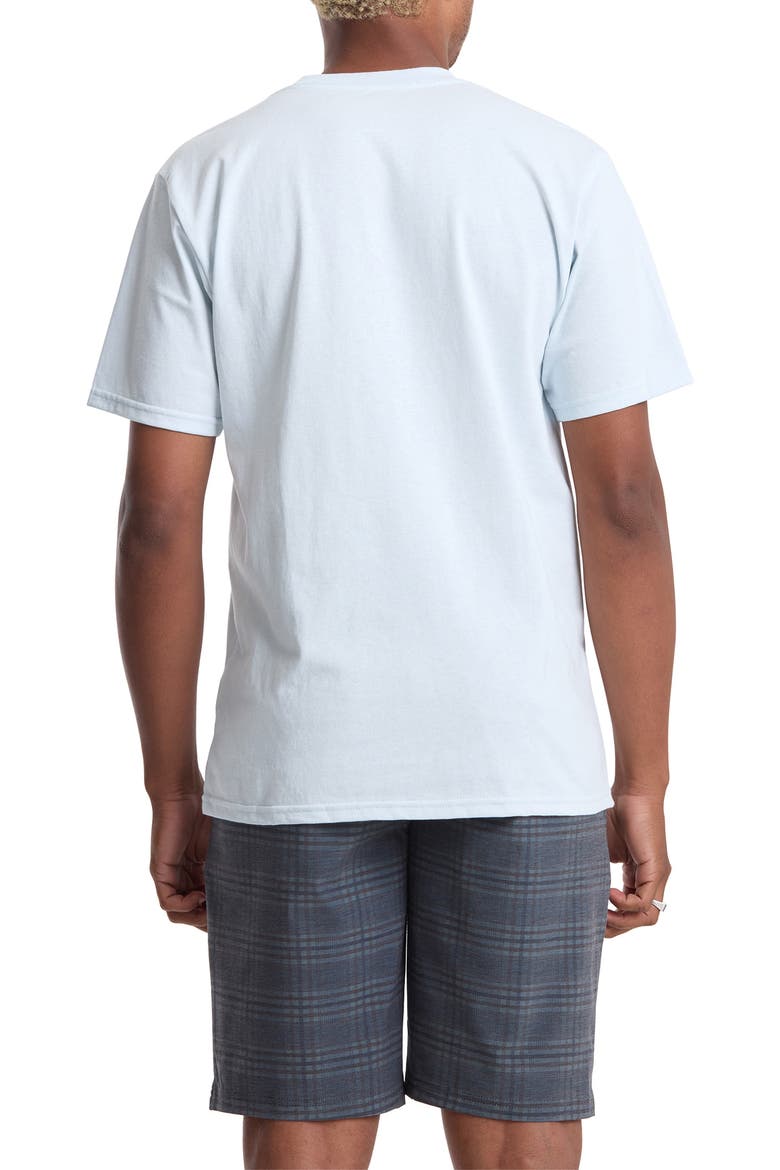 Chaotic Cotton Graphic T-Shirt, Alternate, color, LIGHT BLUE