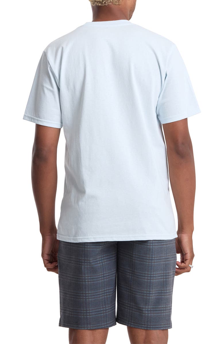 Volcom Chaotic Cotton Graphic T-Shirt, Alternate, color, Light Blue