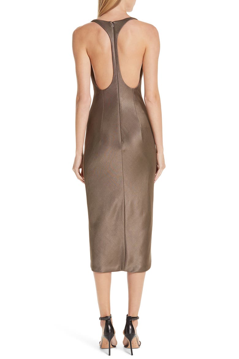 Cowl Neck Sheath Dress, Alternate, color, MINK