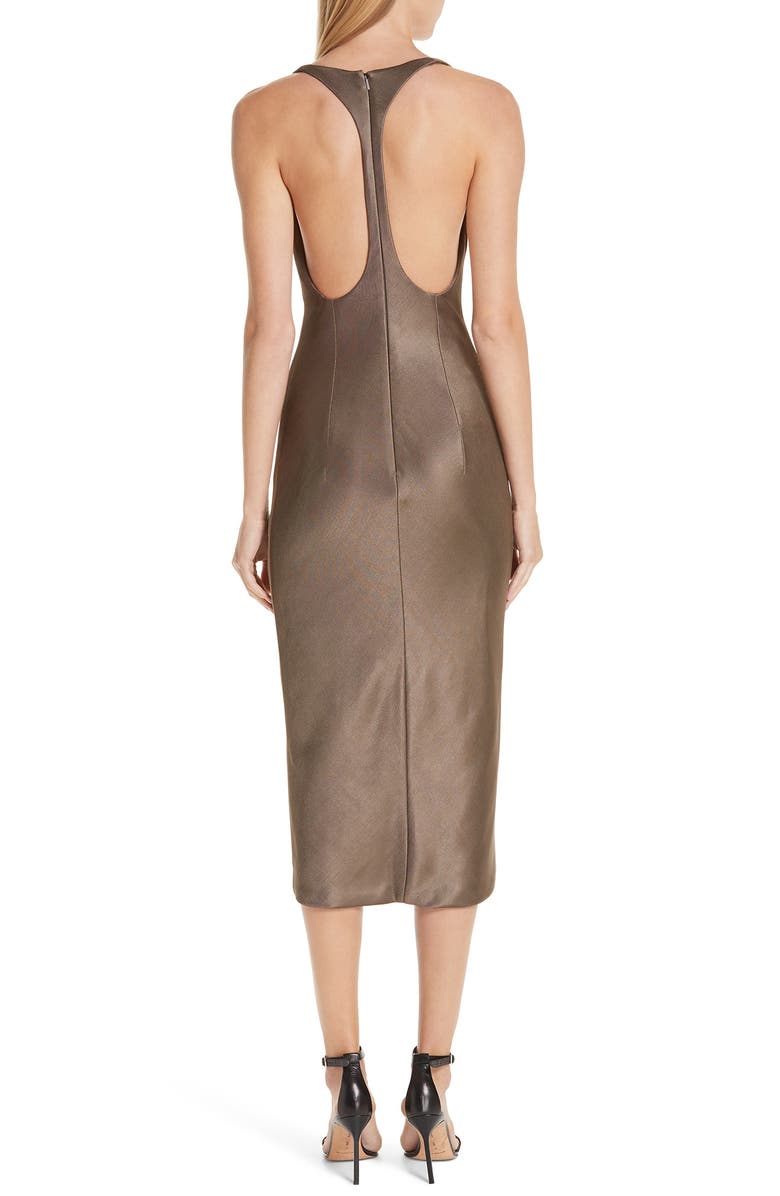 CUSHNIE Cowl Neck Sheath Dress, Alternate, color, 