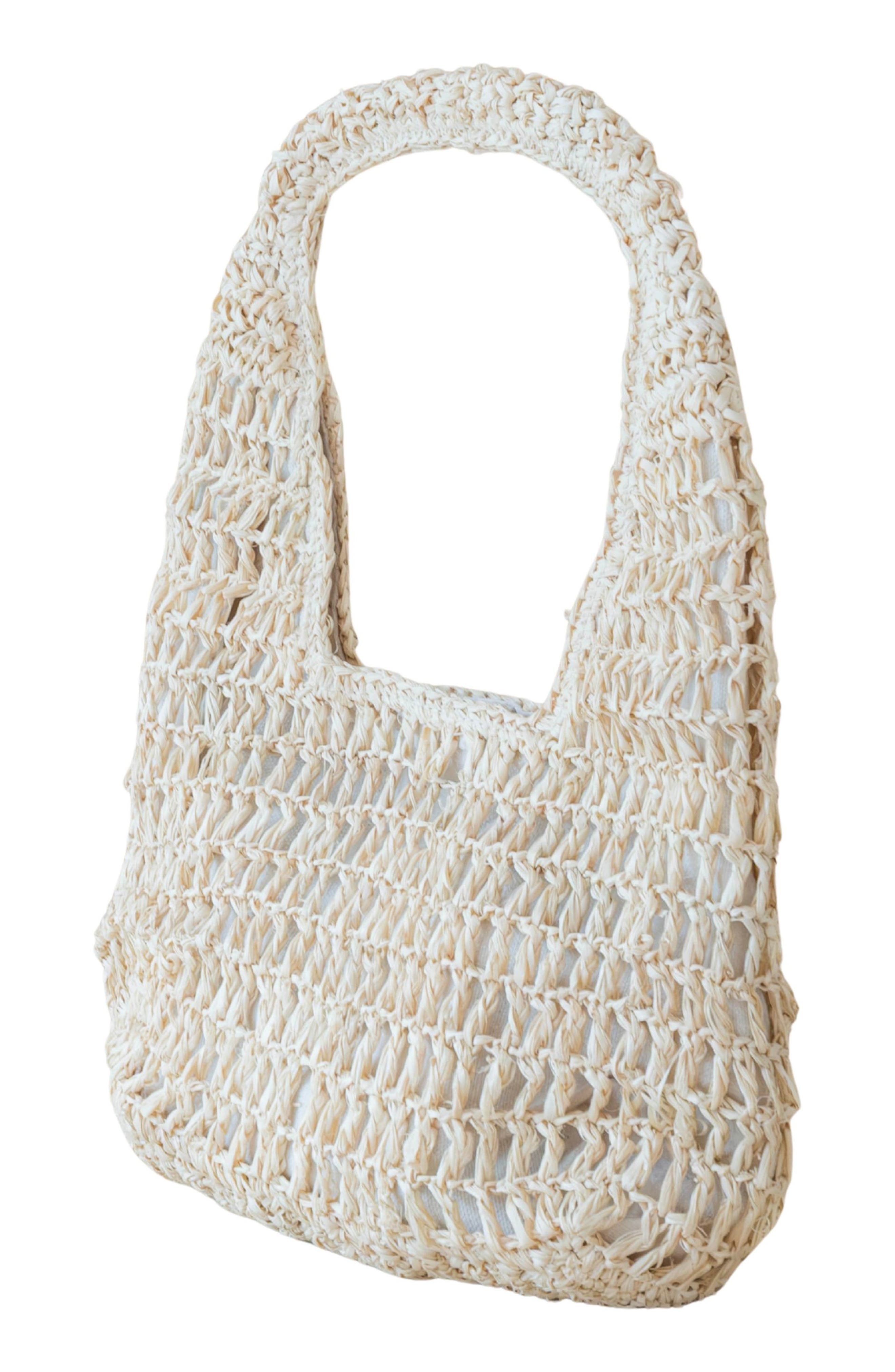 LIKHA Raffia Hobo Bag, Alternate, color, 