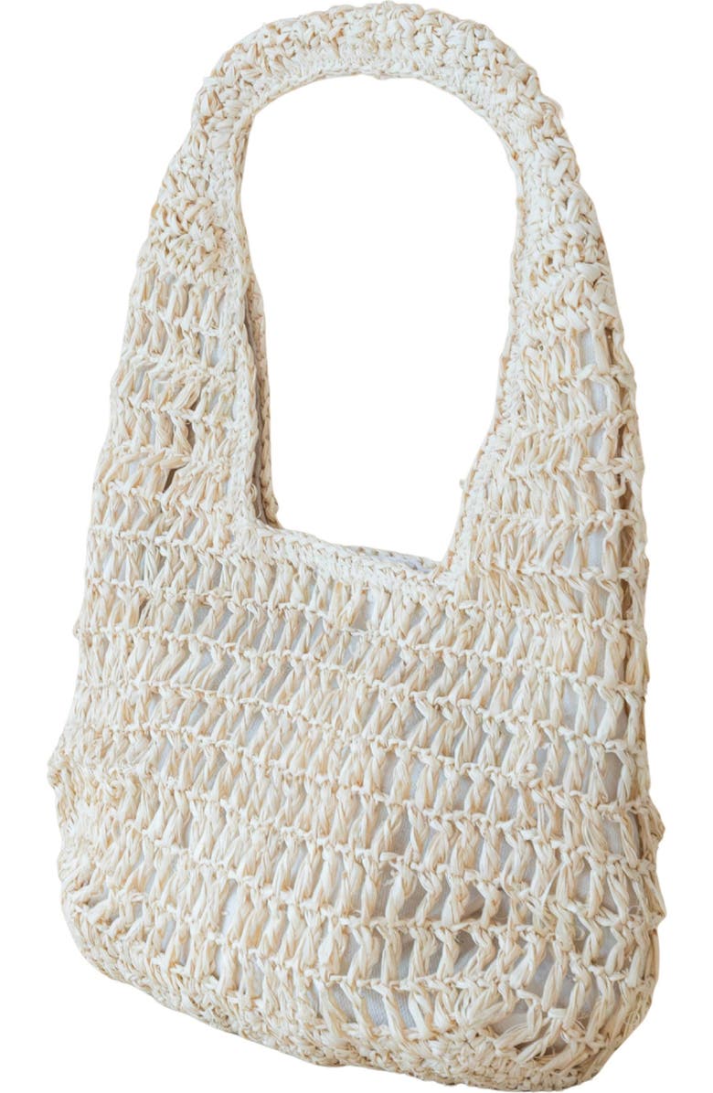 LIKHA Raffia Hobo Bag, Alternate, color,