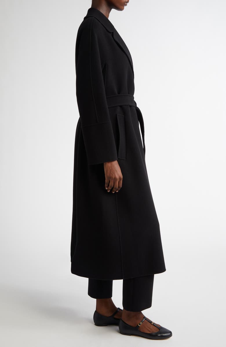 Max Mara Elisa Virgin Wool Belted Coat, Alternate, color, 