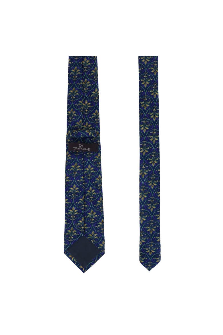 The French Quarter Fleur dis Lis Silk Novelty Necktie, Alternate, color, Purple
