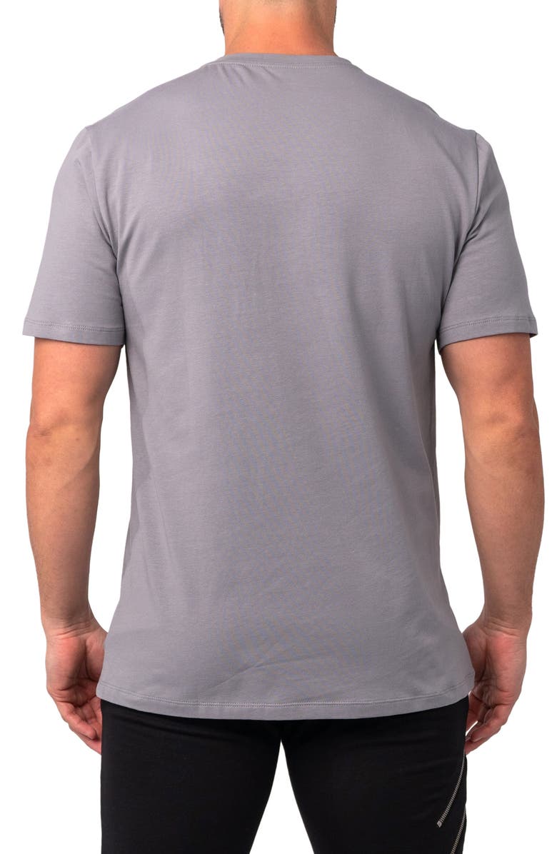 Maceoo Power Lion Logo Graphic Tee, Alternate, color, Grey