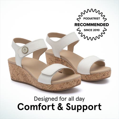 Shop Abeo Riviera Strap Sandal In White - Regular