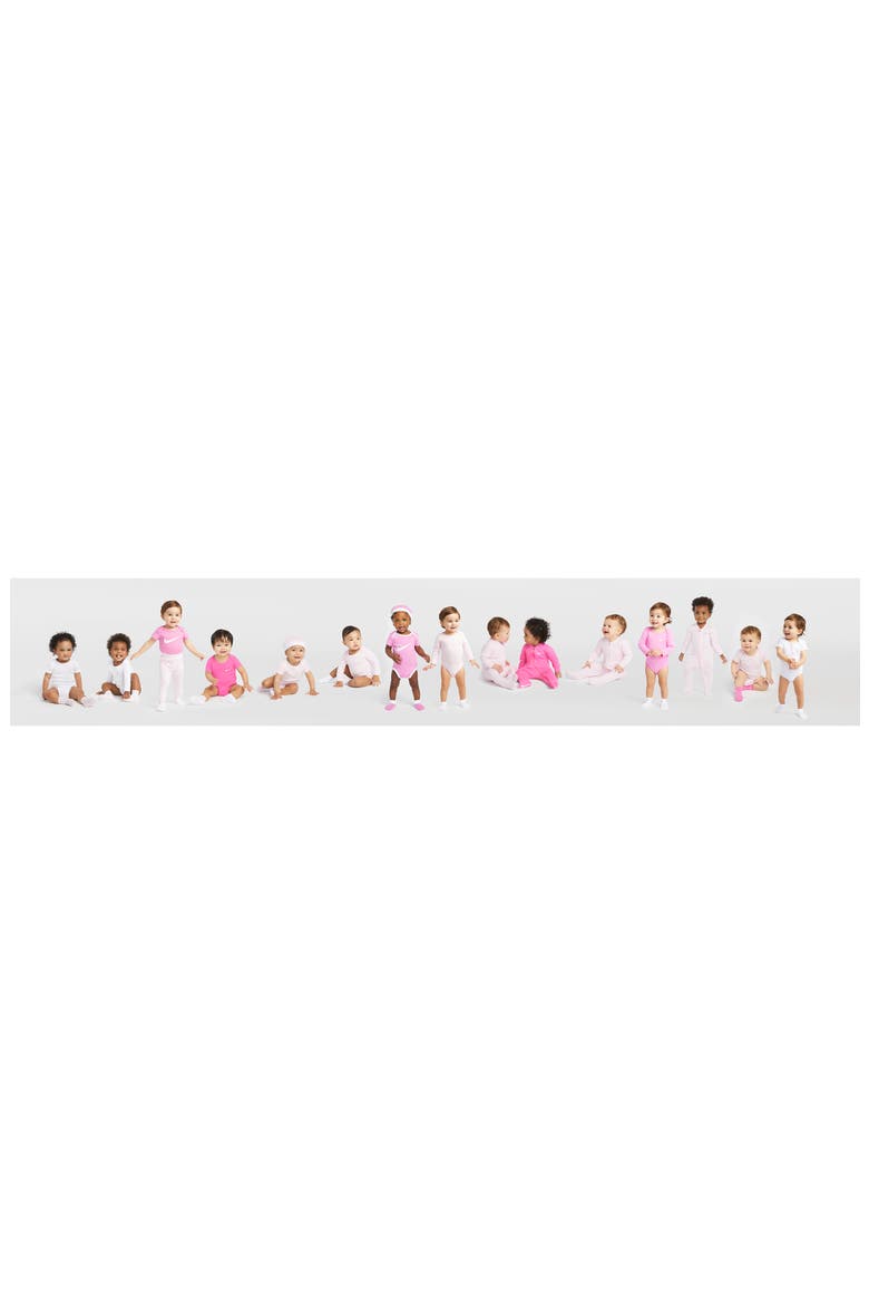 Essentials French Terry Footie, Alternate, color, A9YPINK FO