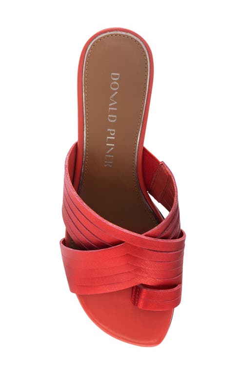 Donald Pliner Alannis Slide Sandal In Tomato
