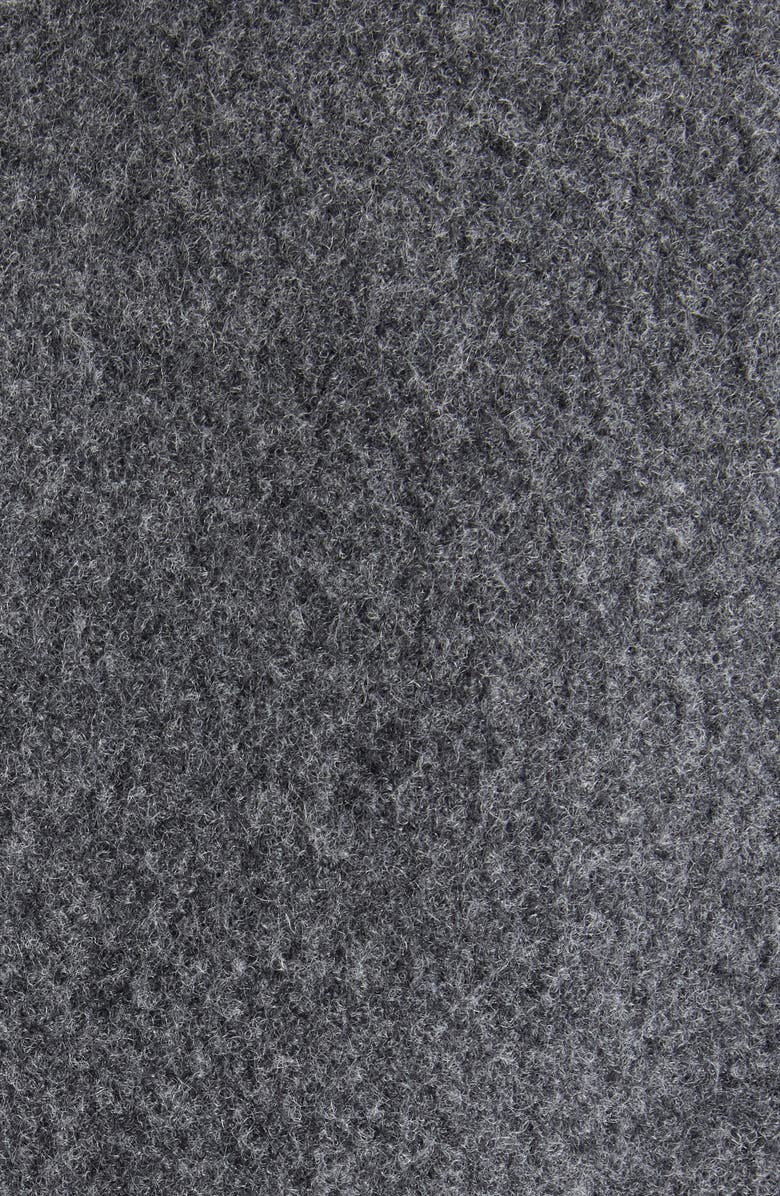 Givenchy Double Breasted Wool Blend Peacoat, Alternate, color, Slate Blend