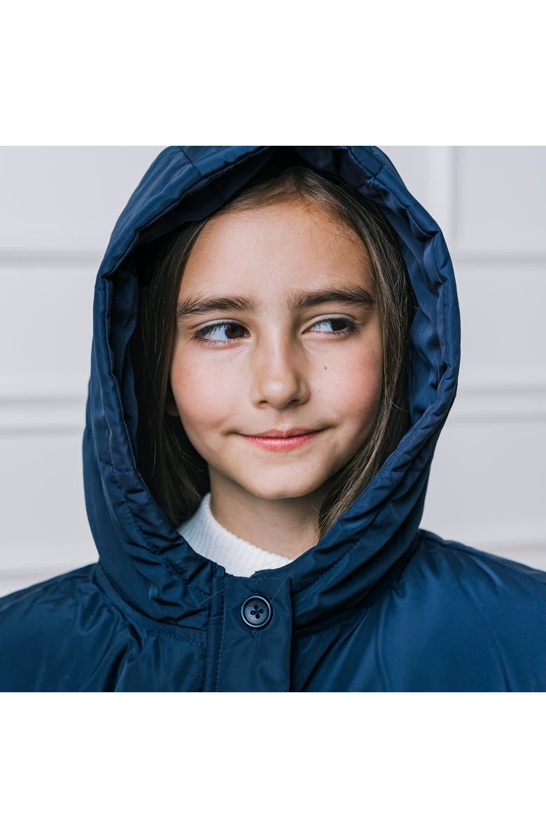Hope & Henry Girls' Hooded Puffer Vest, Kids, Alternate, color, 