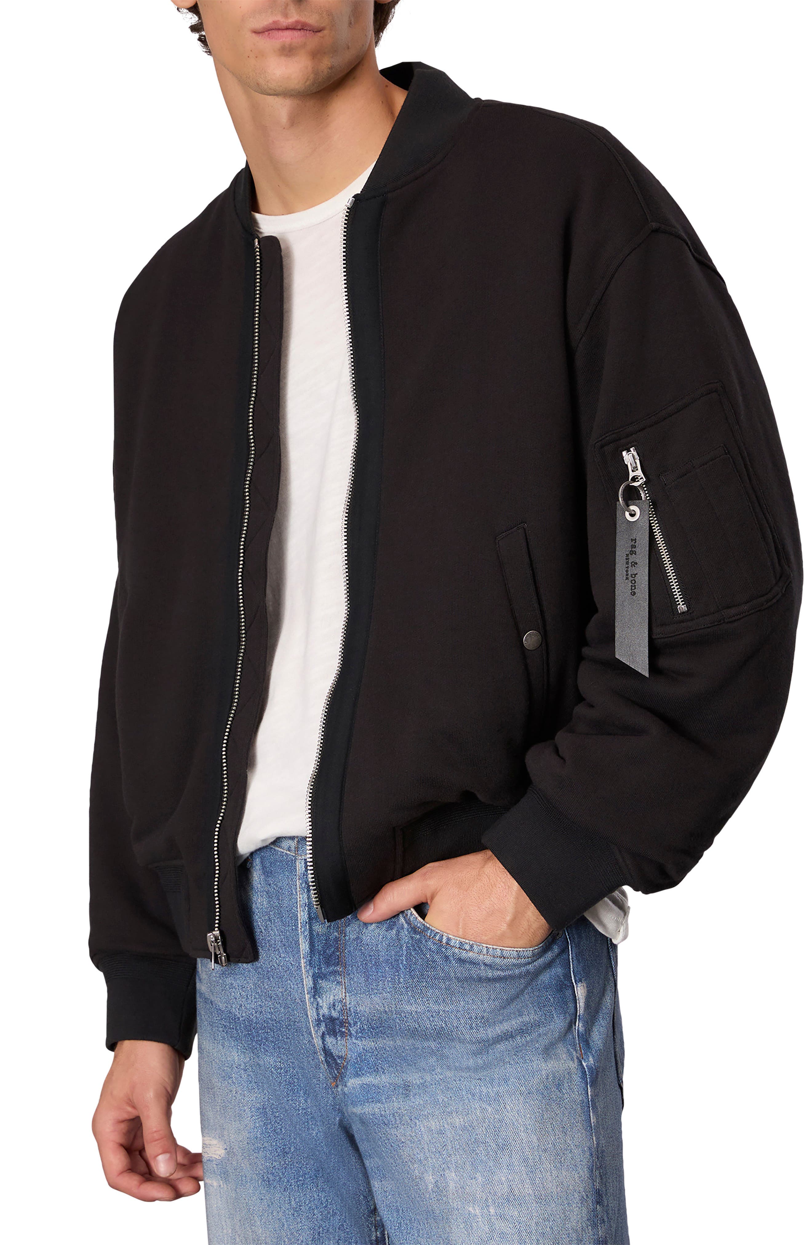 Manston Cotton Blend Bomber Jacket