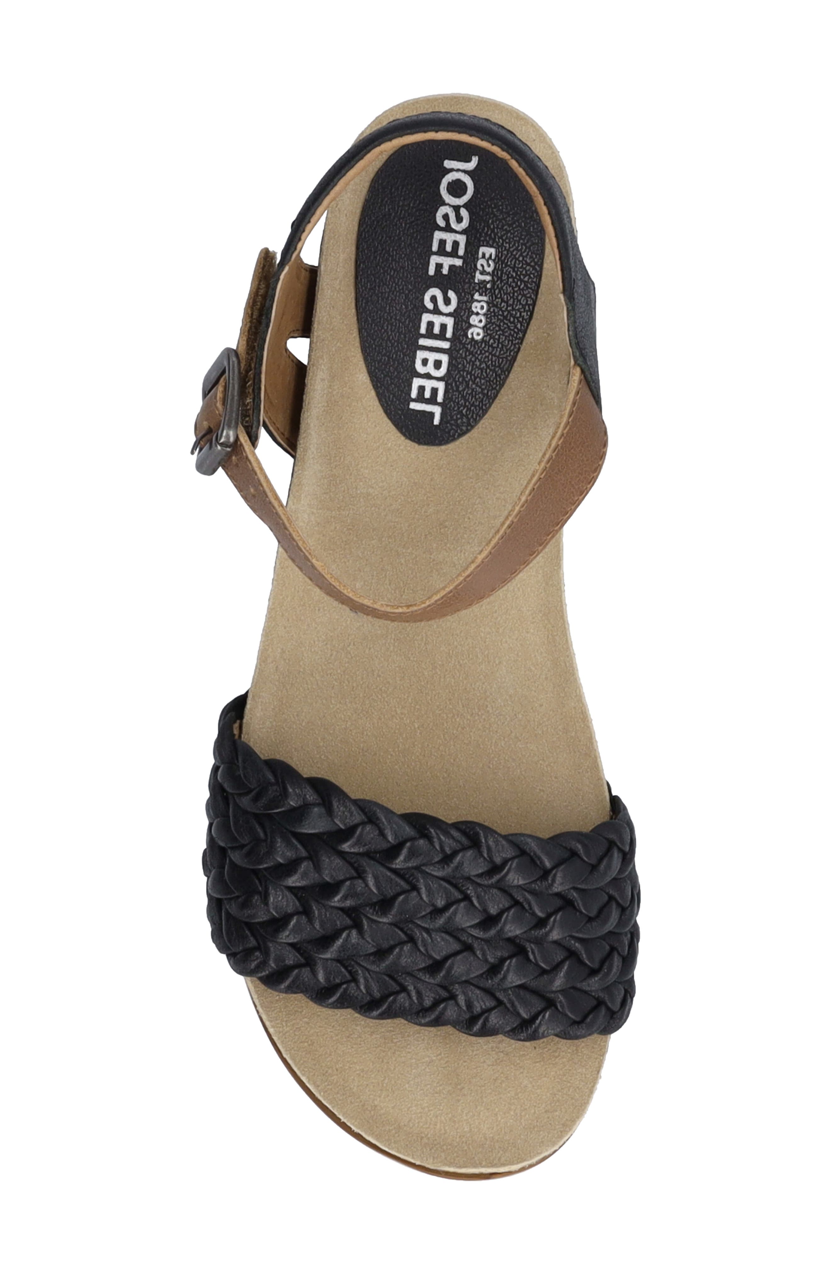 Josef Seibel Clea Braided Sandal, Alternate, color, 