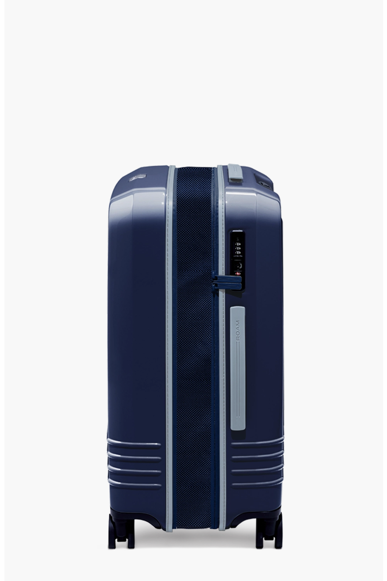 Check-In Expandable Luggage, Alternate, color, Navy Gloss / Slate Trim