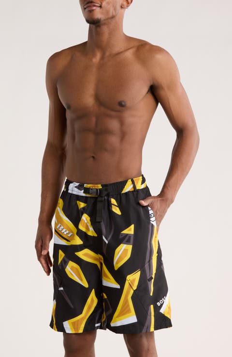 Print Swim Trunks
