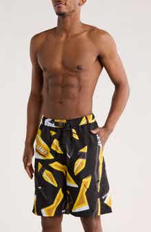 BOSS Print Swim Trunks